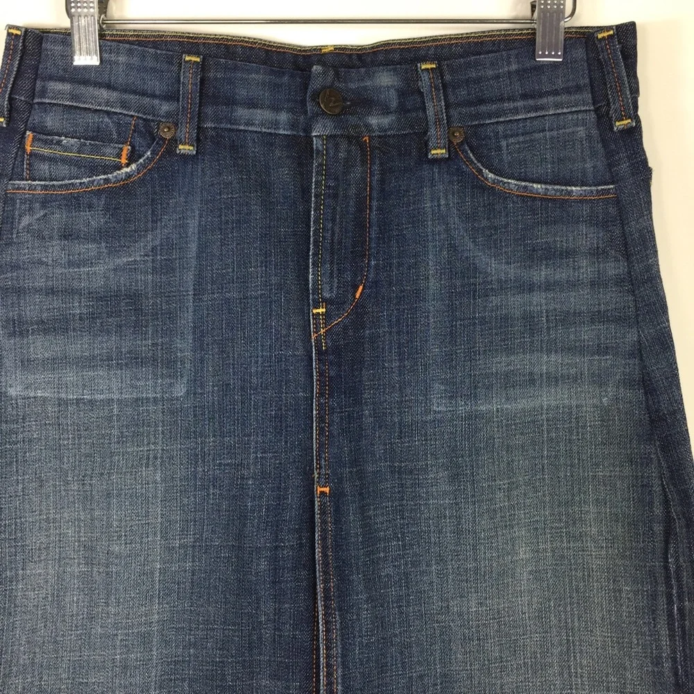 Citizens of Humanity Sophia Stretch Knee Length Skirt #300 31